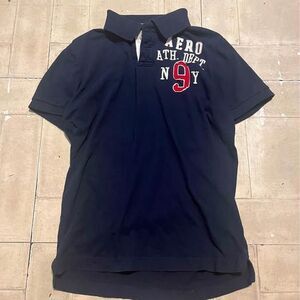 Vintage Aeropostale NY9 navy polo men’s size medium